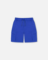 Parachute Cargo Pocket Shorts Royal Blue