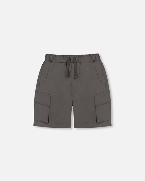 Parachute Cargo Pocket Shorts Dark Gray - G30YB26_901