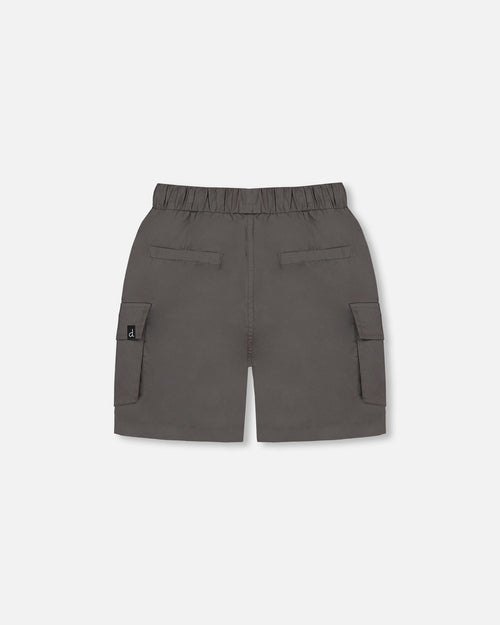 Parachute Cargo Pocket Shorts Dark Gray - G30YB26_901