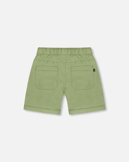 Stretch Twill Short Green - G30YB27_297