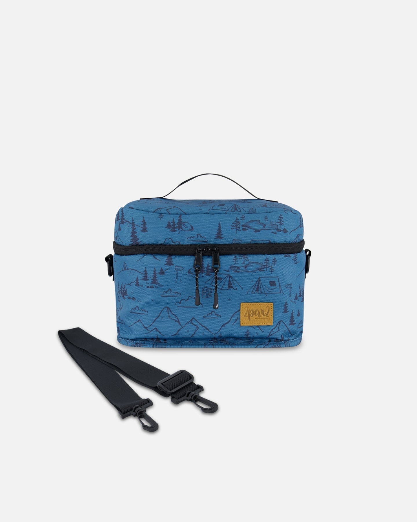 Lunch Box Blue Camping Print - G30ZBL_021