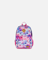 Backpack Butterflies On Multicolored And Vibrant Pink Background