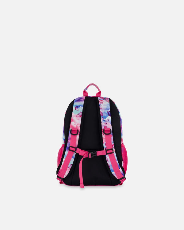 Backpack Butterflies On Multicolored And Vibrant Pink Background - G30ZSD_009