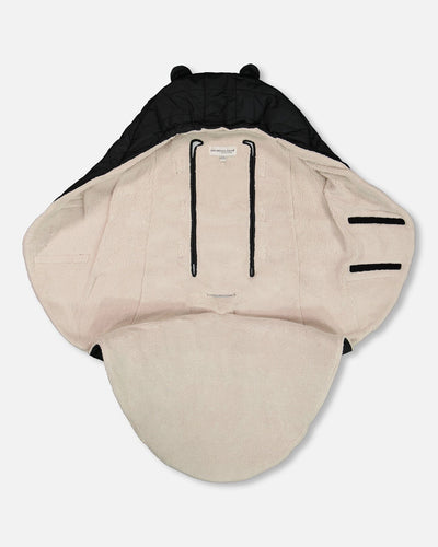Snugly Baby Wrap Designed For Car Seat And Stroller Black - H10A404_999