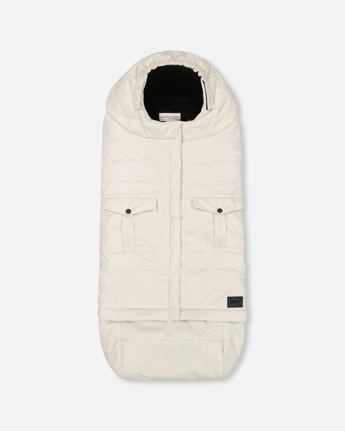 Evolutive Baby Footmuff Designed For Car Seat And Stroller Off-White - H10A405_165