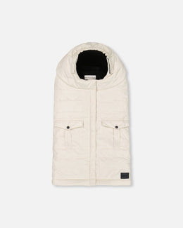 Evolutive Baby Footmuff Designed For Car Seat And Stroller Off-White - H10A405_165