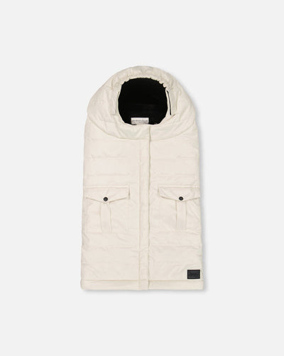 Evolutive Baby Footmuff Designed For Car Seat And Stroller Off-White - H10A405_165