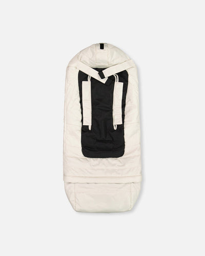 Evolutive Baby Footmuff Designed For Car Seat And Stroller Off-White - H10A405_165