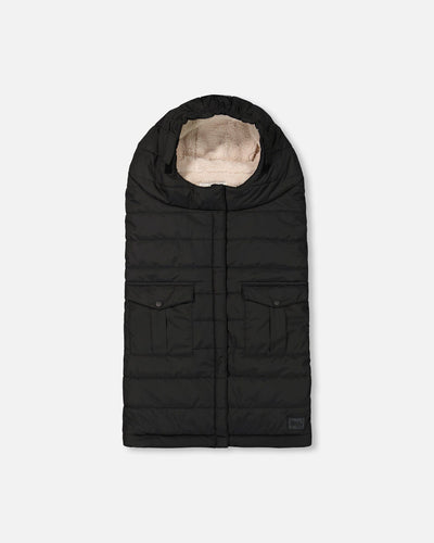 Evolutive Baby Footmuff Designed For Car Seat And Stroller Black - H10A405_999