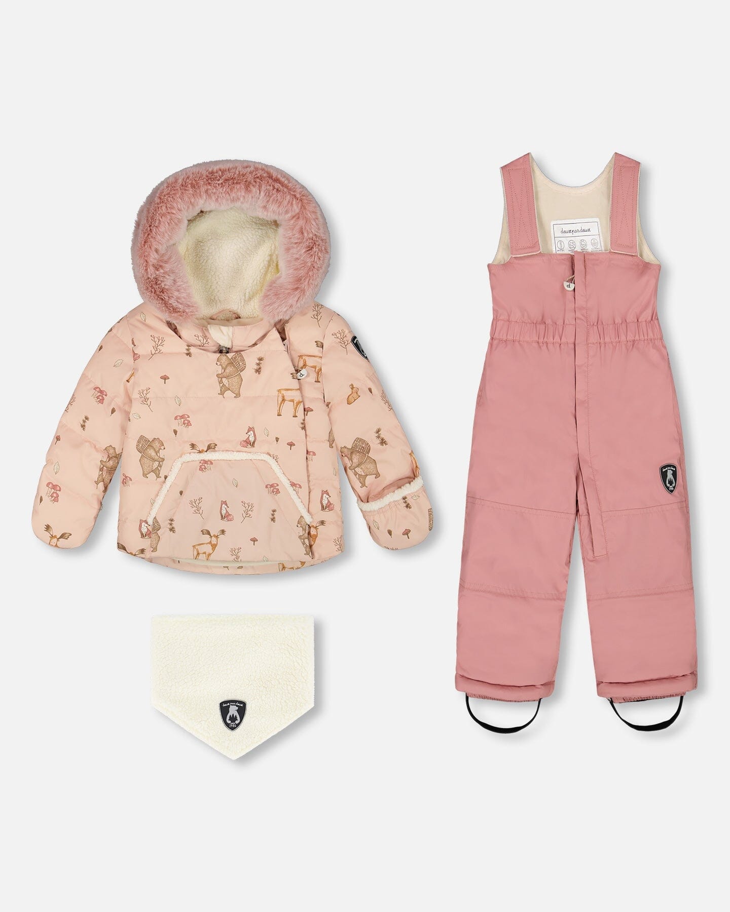 Two-Piece Baby Snug Snowsuit Dusty Pink - H10A501_643