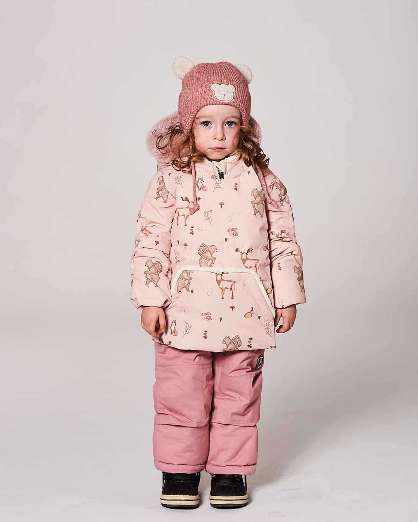スキー TOAST [TINY COTTONS] Bow  pant_pink Baby Girl 2-Piece Organic Cotton Bow Sweater Knit Set