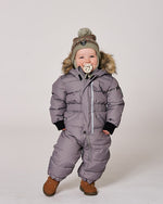 One-Piece Baby Original Puffy Snowsuit Gray - H10B702_149