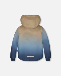 Two-Piece Chill Outerwear Set With Light Insulation Navy Blue - H10MB10_479