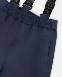 Two-Piece Chill Outerwear Set With Light Insulation Navy Blue - H10MB10_479