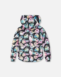 Two-Piece Chill Outerwear Set With Light Insulation Rainbow Gradient - H10MG10_019