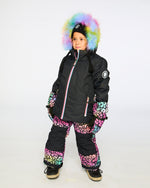 Two-Piece Play Snowsuit Rainbow Leopard Snowsuits Deux par Deux 