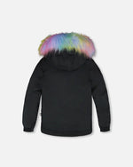 Two-Piece Play Snowsuit Rainbow Leopard - H10PG22_095