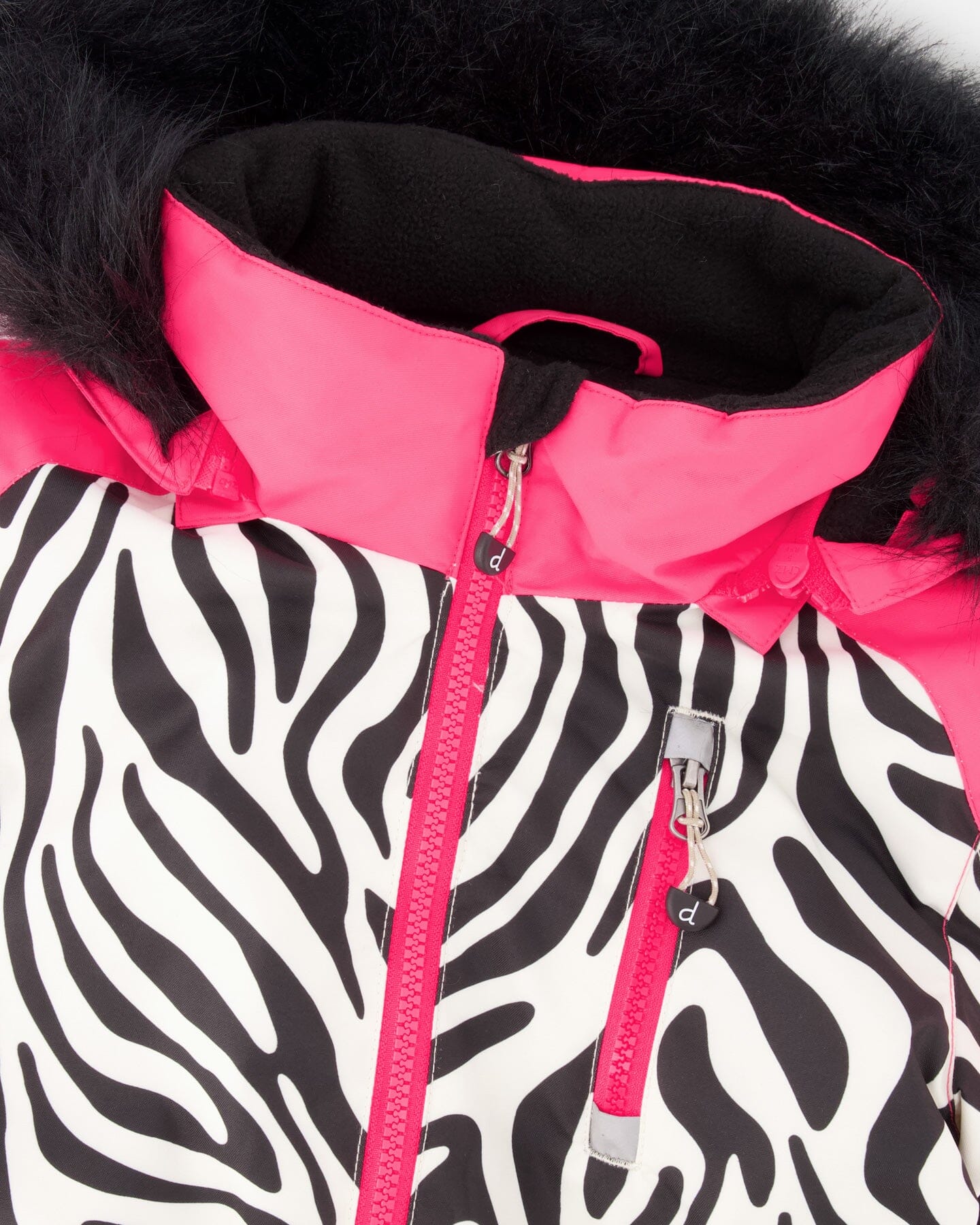 One-Piece Play Snowsuit Zebra Print - H10PG30_094