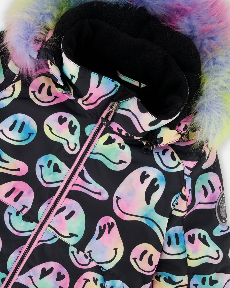 Two-Piece Play Snowsuit With Printed Jacket Pink - H10PG81_624