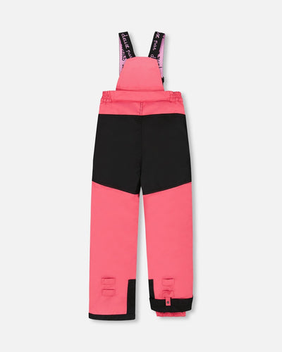 Two-Piece Play Snowsuit Flash Coral With Butterfly Print Jacket - H10PG88_640