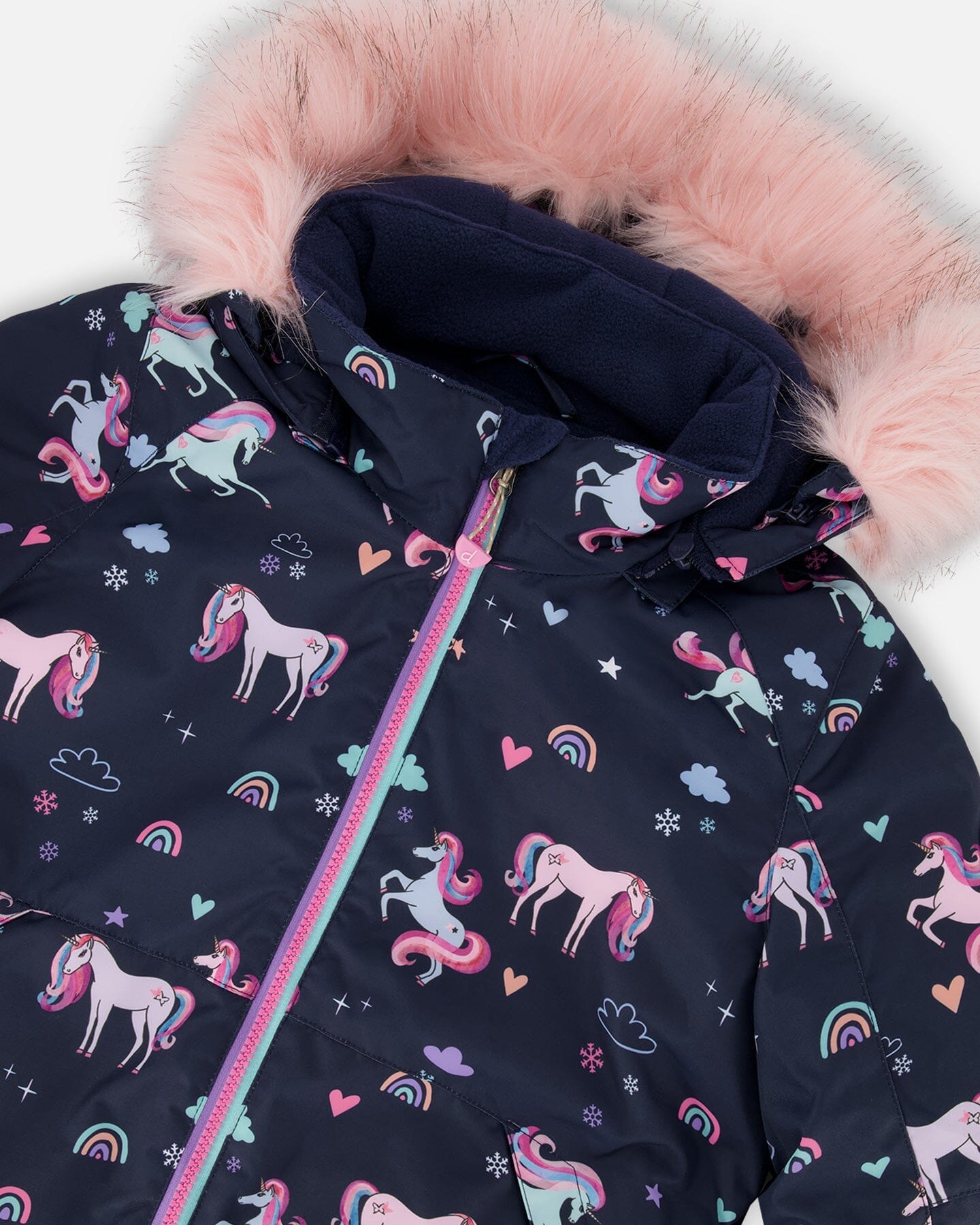 pas de deux  定価¥35200 Two-Piece Play Snowsuit With Printed Jacket And Solid Pant Candy