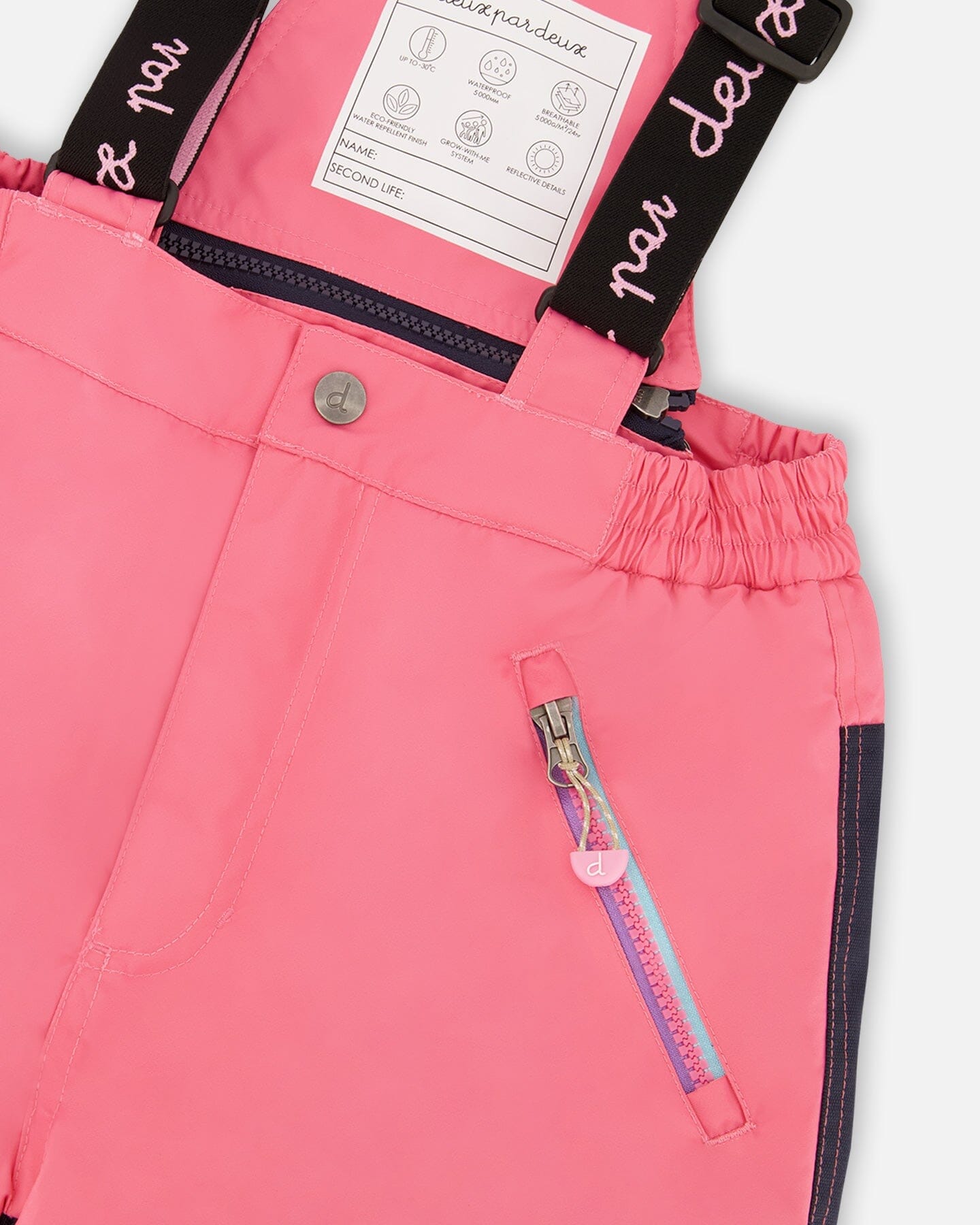 Two-Piece Play Snowsuit With Printed Jacket And Solid Pant Candy