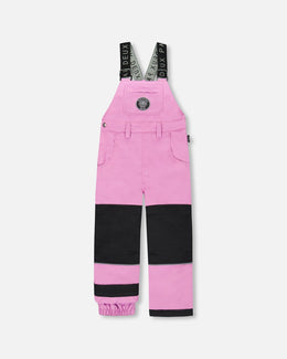 Solid Play Overall Snow Bib Purple - H10T220_519
