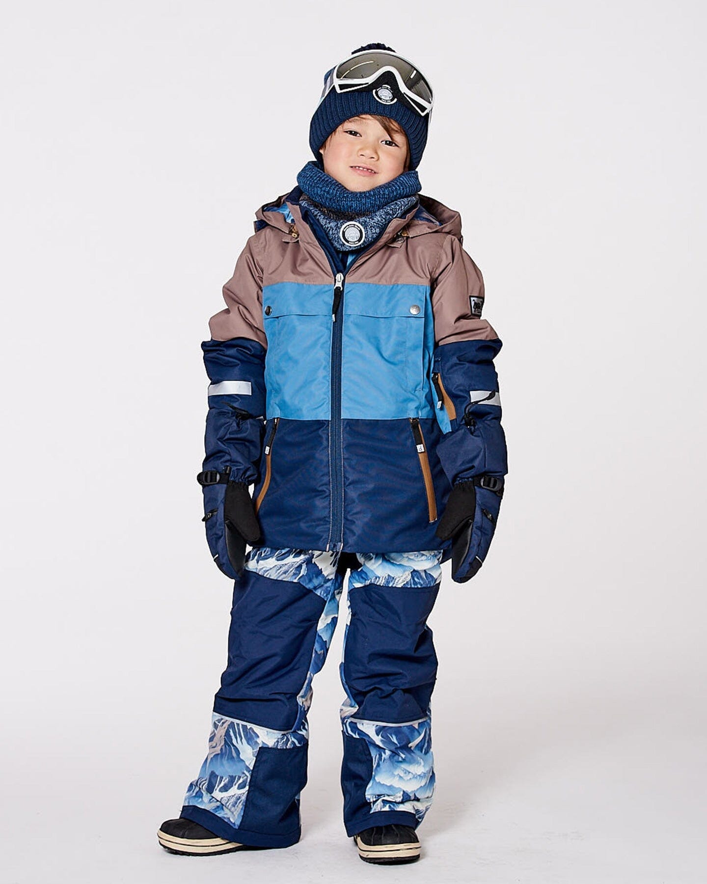 Two-Piece Teknik Snowsuit Blue Mountains - H10TB50_024