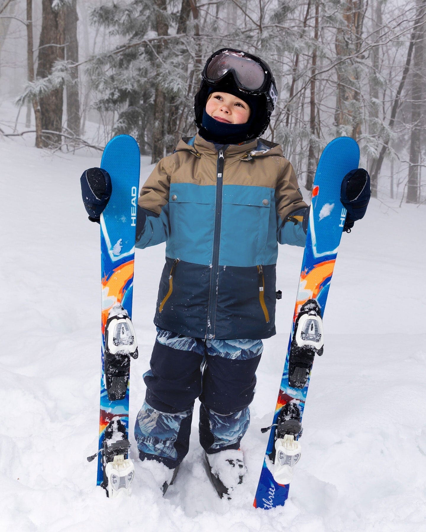 Two-Piece Teknik Snowsuit Blue Mountains - H10TB50_024
