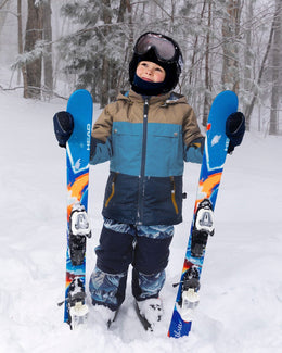 Two-Piece Teknik Snowsuit Blue Mountains - H10TB50_024