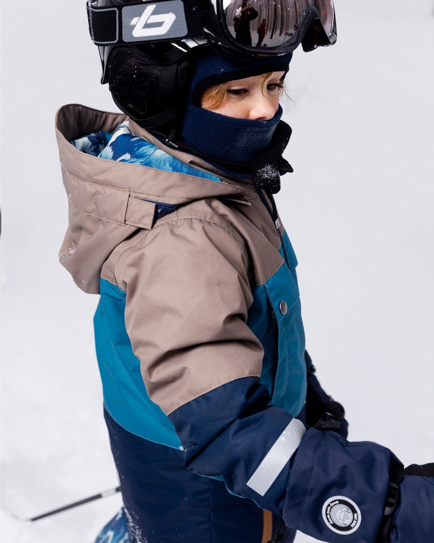 Two-Piece Teknik Snowsuit Blue Mountains - H10TB50_024