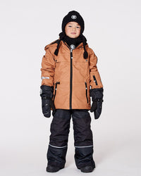 Two-Piece Teknik Snowsuit Brown And Black - H10TB50_999
