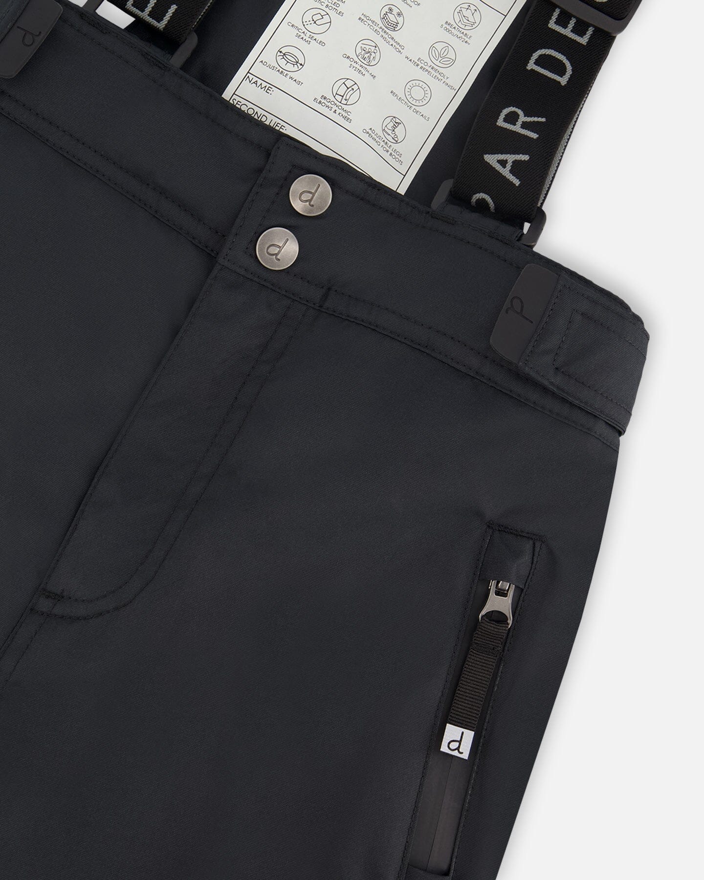 Two-Piece Teknik Snowsuit Brown And Black - H10TB50_999