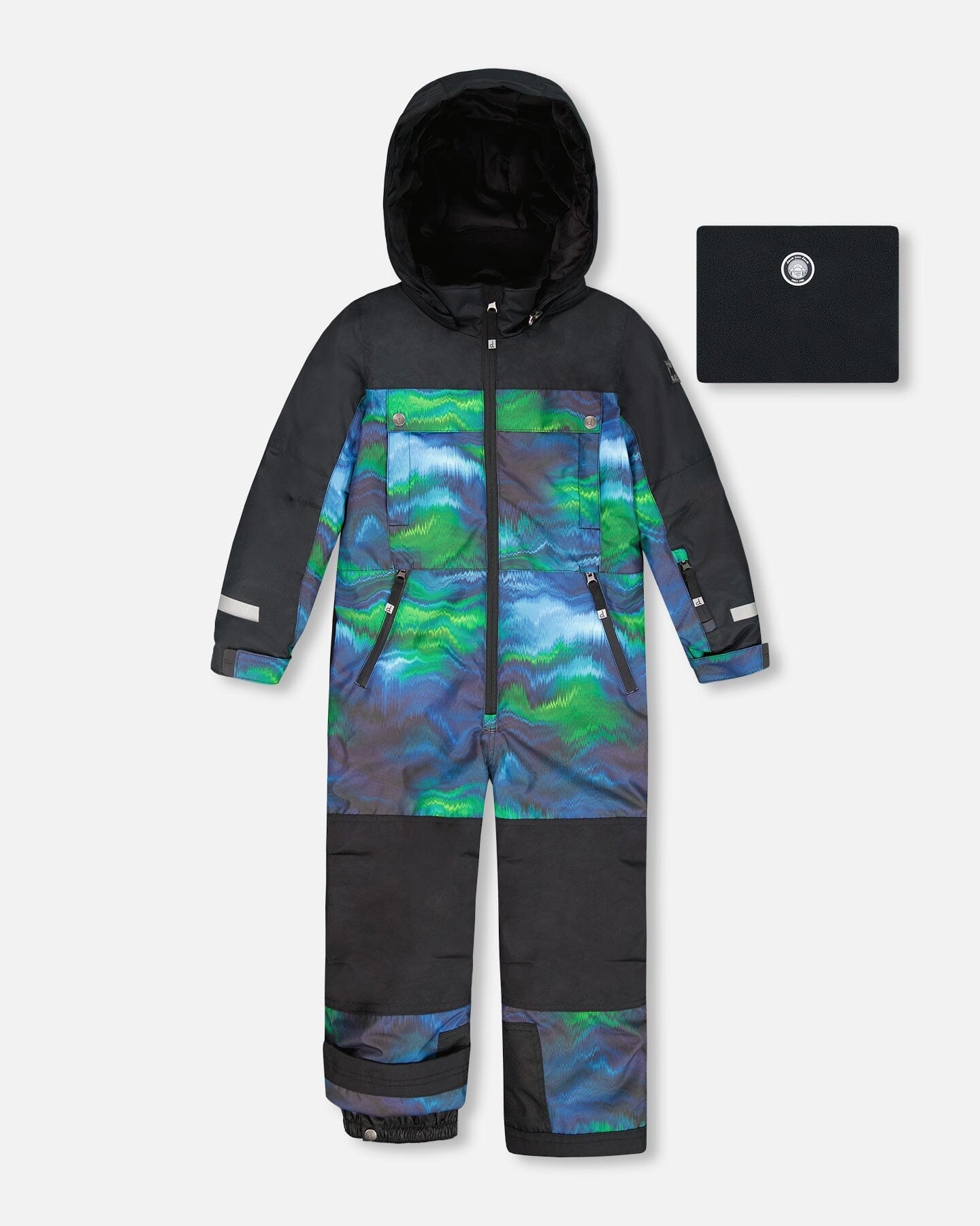 One-Piece Teknik Snowsuit Aurora Borealis - Deux par Deux One-Piece Teknik Snowsuit Aurora Borealis - Deux par Deux