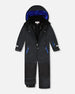 Solid One-Piece Teknik Snowsuit Black - H10TB76_999