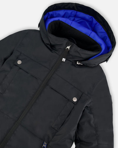 Solid One-Piece Teknik Snowsuit Black - H10TB76_999