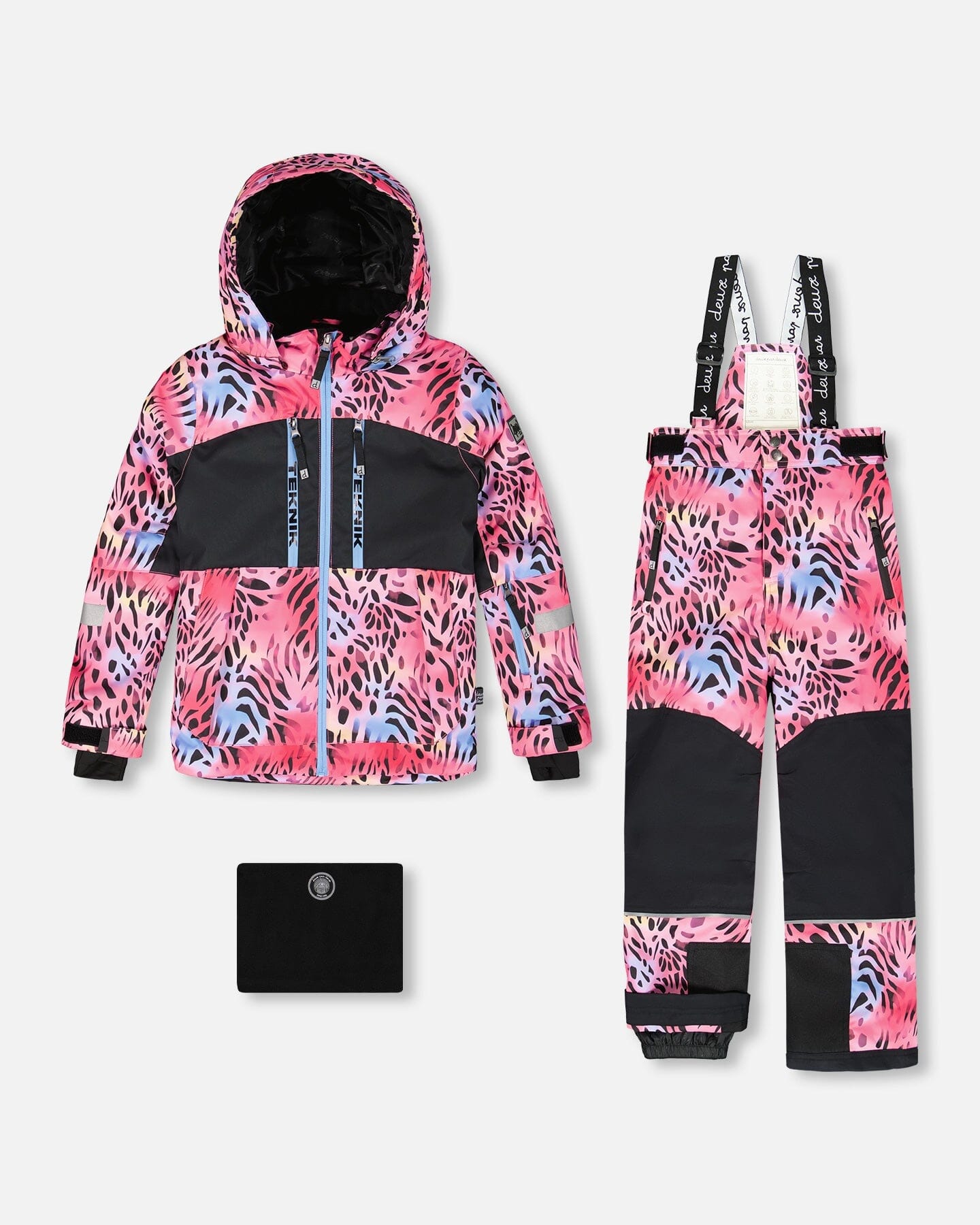 Two-Piece Teknik Snowsuit Multicolor Leopard And Zebra - H10TG26_093