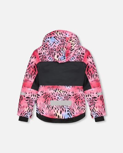 Two-Piece Teknik Snowsuit Multicolor Leopard And Zebra - H10TG26_093