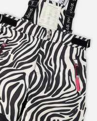 Two-Piece Teknik Snowsuit Zebra Print - H10TG26_094
