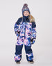 One-Piece Teknik Snowsuit Pink And Blue Marble - H10TG73_007