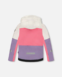 Two-Piece Teknik Snowsuit Black Retro Flower Print - H10TG92_013