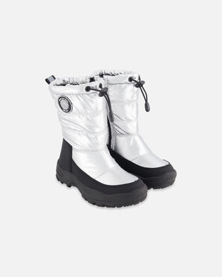 Winter Boots Silver Winter Boots Deux par Deux 