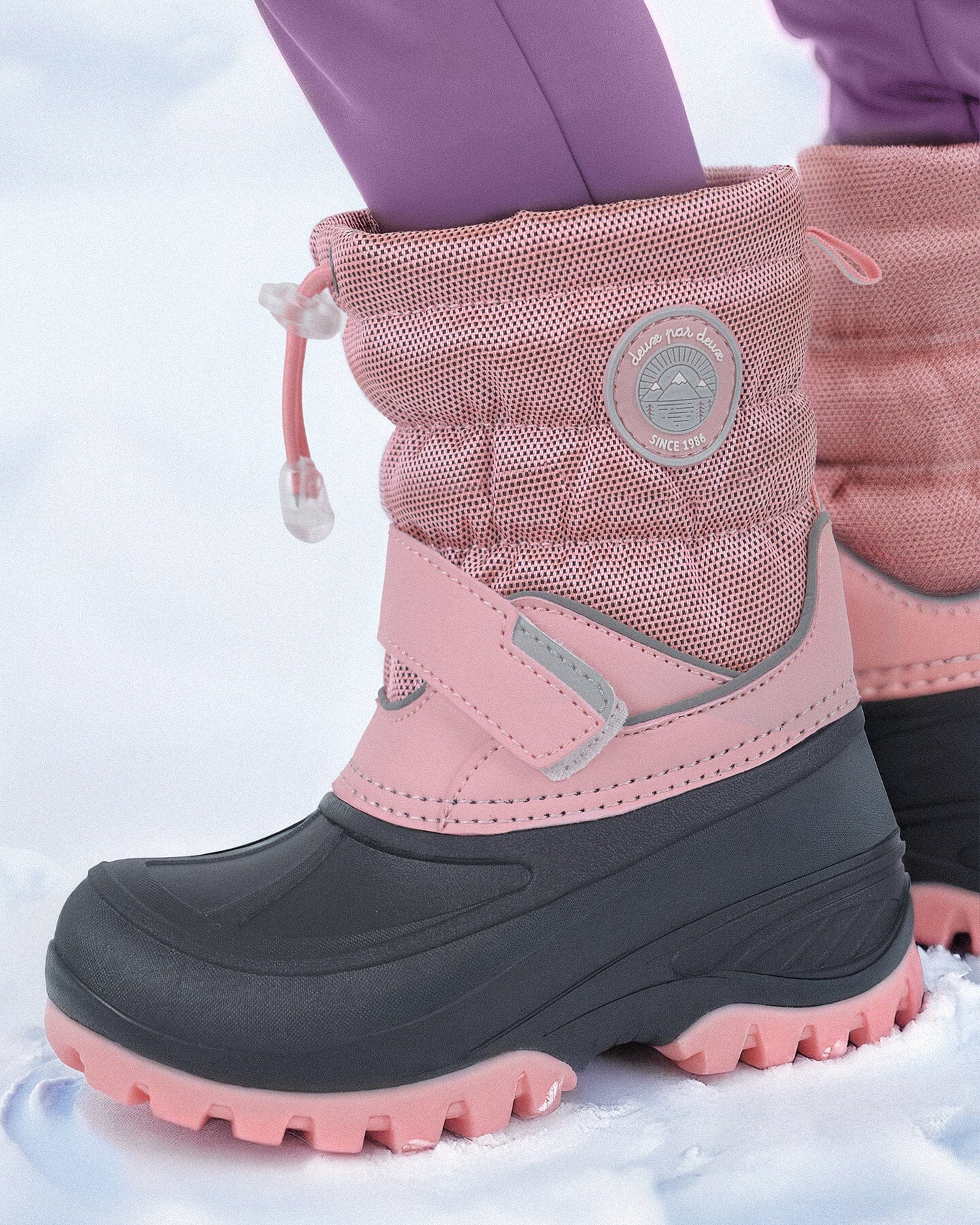 Winter Boots Dusty Pink Winter Boots Deux par Deux 