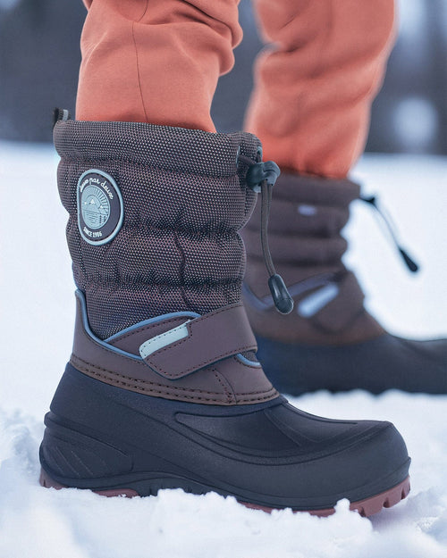 Winter Boots Taupe Winter Boots Deux par Deux 