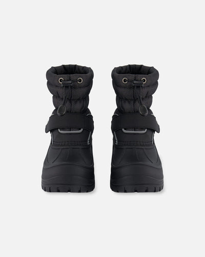 Winter Boots Solid Black Winter Boots Deux par Deux 
