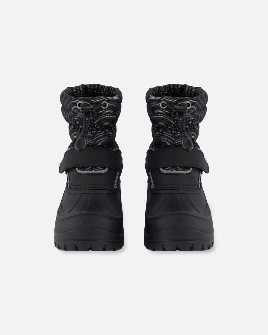 Winter Boots Solid Black Winter Boots Deux par Deux 