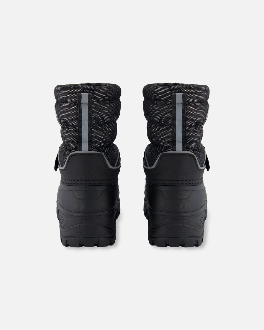 Winter Boots Solid Black Winter Boots Deux par Deux 