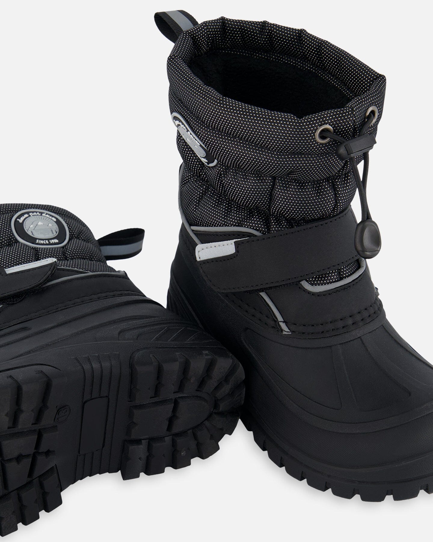 Winter Boots Solid Black - Deux par Deux