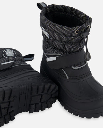 Winter Boots Solid Black Winter Boots Deux par Deux 
