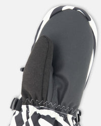 Winter Mittens Teknik Zebra Print - H10XM201_094
